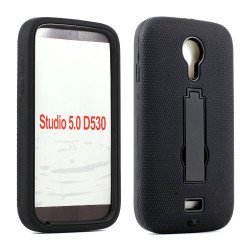 BLU Studio 5.0 Armor Hybrid Case with Stand (Black Black) BLU Studio 5.0 Armor Hybrid Case with Stand (Black Black)